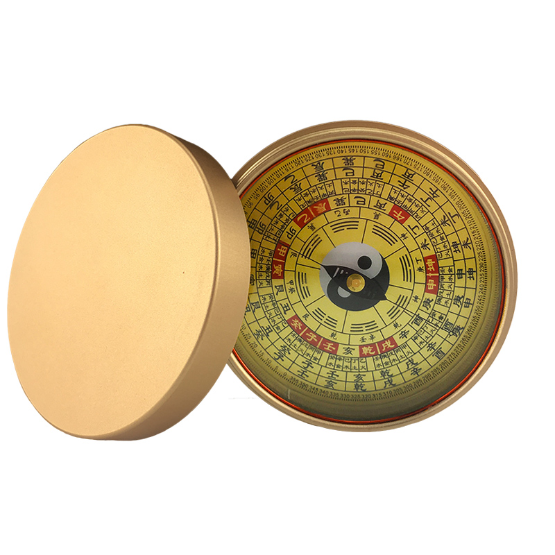 罗盘高精度大天池指南针小号综合盘罗庚罗经仪镇纸摆件