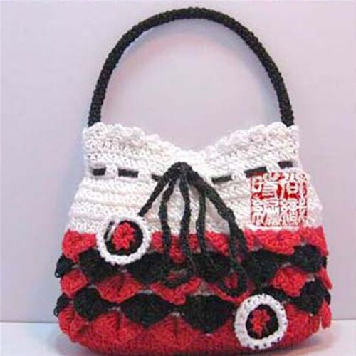 公包 钩编包 合股线 线钩包材料 编织包 毛线包