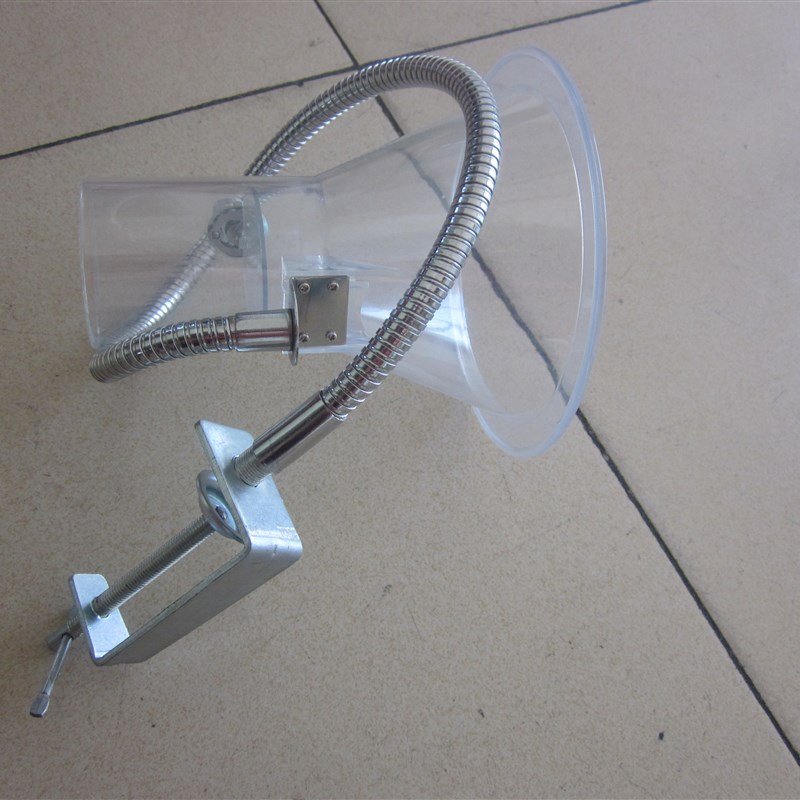 吸烟罩加厚喇叭口排烟罩 流水线1-75MM配2个扣米PVC软管