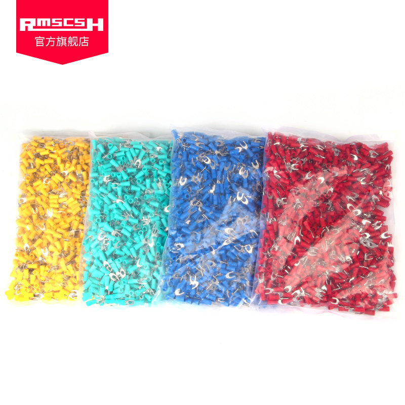 ..L叉型预绝缘接线端子冷压接线端头线鼻子线耳,电子/电工,接线端子,淘宝优惠券,粉丝福利购,淘宝优惠卷