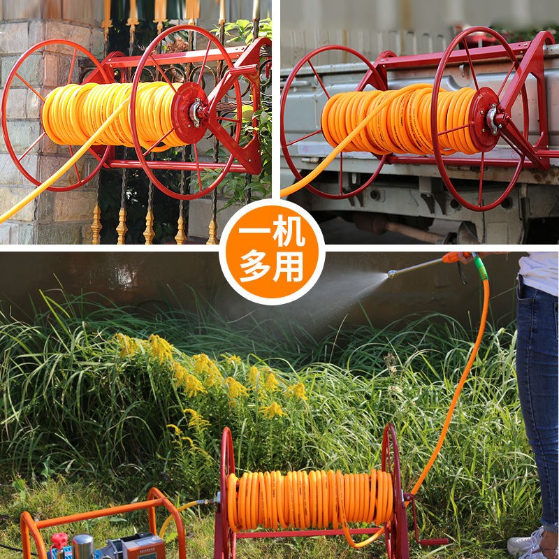 德国进口卷管架机水管收纳架农用高压管打药机收管卷管器手摇喷雾