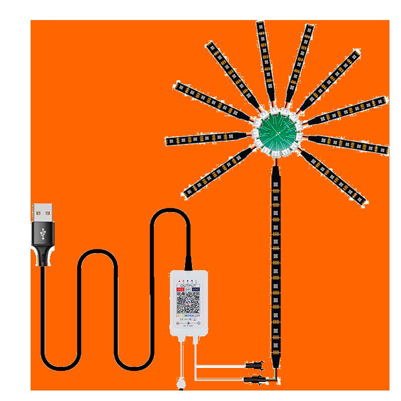 酒吧店铺引流光烟效果声控灯带 节日音乐氛围LD灯具,家装灯饰光源,氛围灯,淘宝优惠券,粉丝福利购,淘宝优惠卷