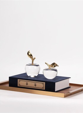 新国风舞狮装样板房间售楼处客厅茶室茶几装饰摆设