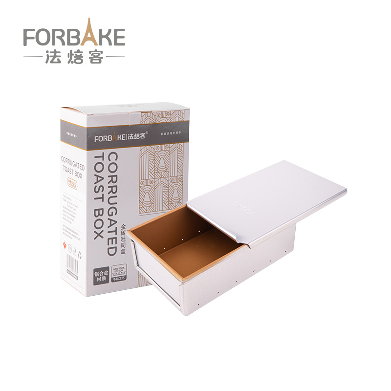 法焙客吐司模具烘焙工具长条土司小面包带盖烤箱用不粘金砖吐司盒