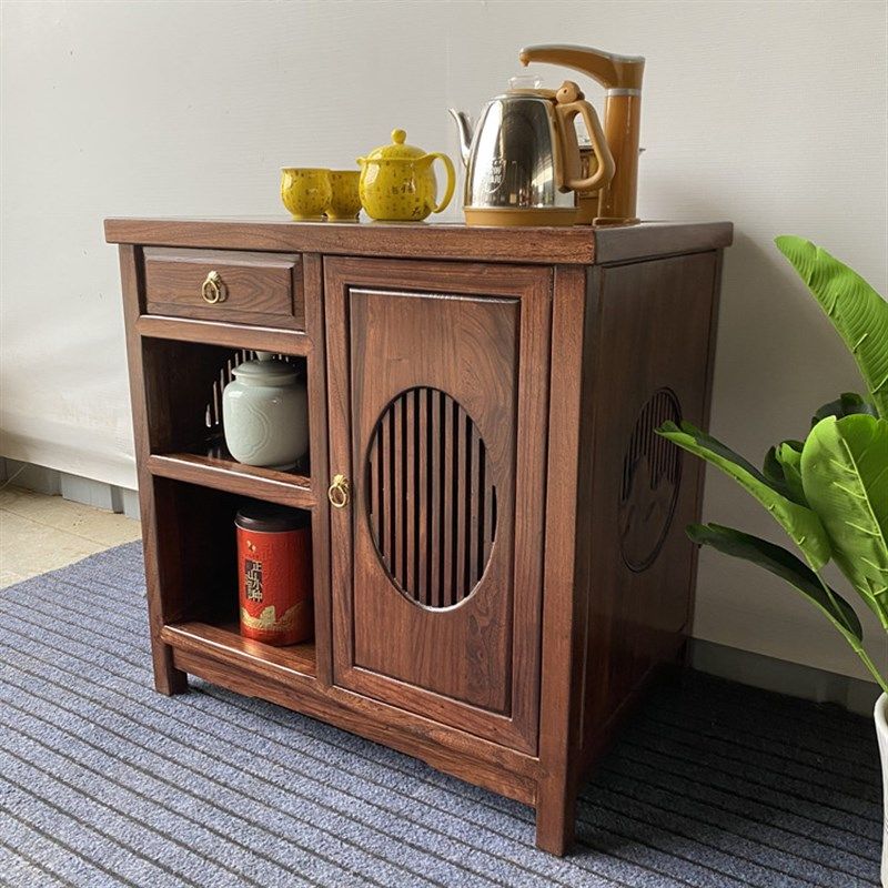 榆木茶桌实木茶水柜带抽屉一体式茶桌明月茶几边柜烧水茶台,住宅家具,家用茶台/茶桌,淘宝优惠券,粉丝福利购,淘宝优惠卷