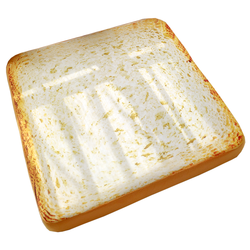 猫咪土吐司面包片可爱女学生教室坐垫椅垫恶搞记忆海棉可拆厚垫子