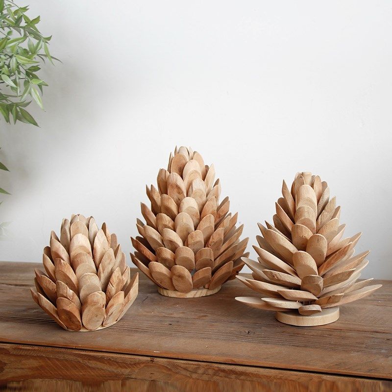 手工木质莲创意家居饰品客厅桌面房间布置装饰品摆设节日礼,家居饰品,装饰摆件,淘宝优惠券,粉丝福利购,淘宝优惠卷