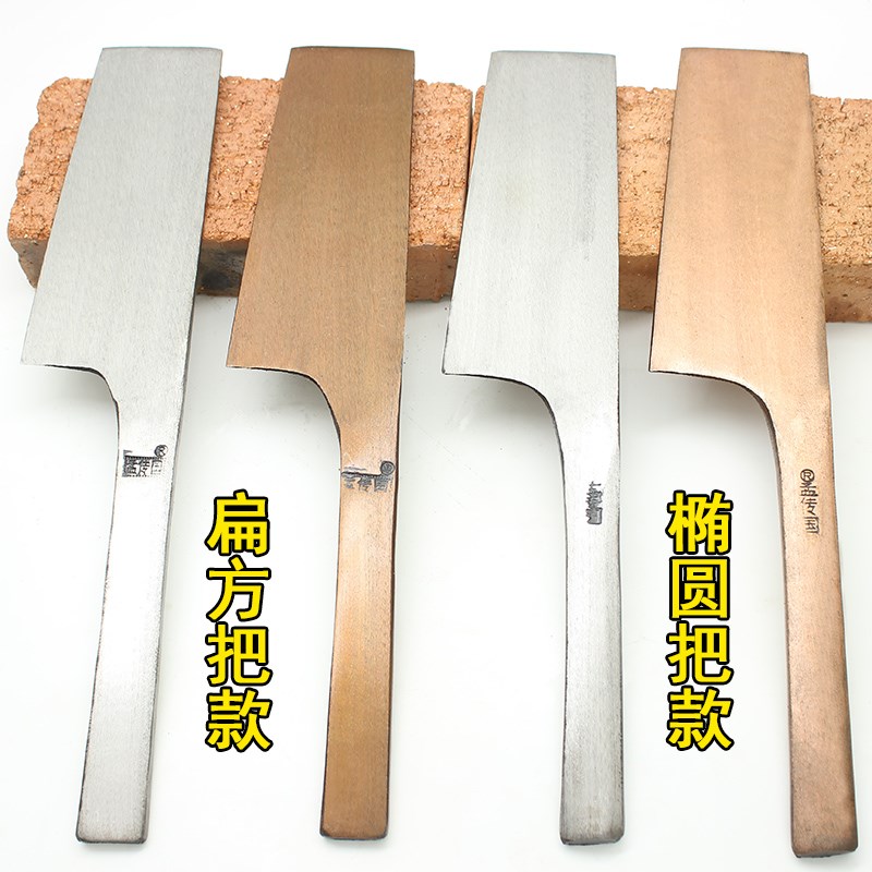 全钢单面砖刀孟传国手工锻打砌砖砌墙建筑工具泥瓦工砖匠泥刀瓦刀图片