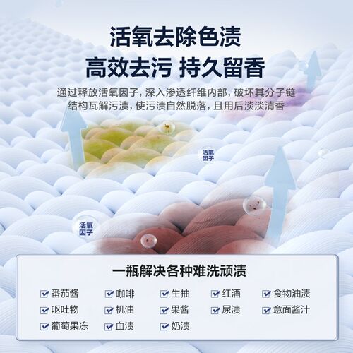 必胜布艺洗洁液装活氧祛污
