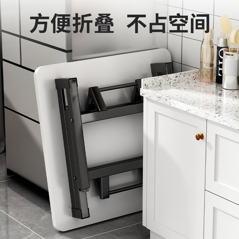 折叠桌子餐桌家用小户型客厅正方形吃饭桌子四方桌子矮桌简易方桌
