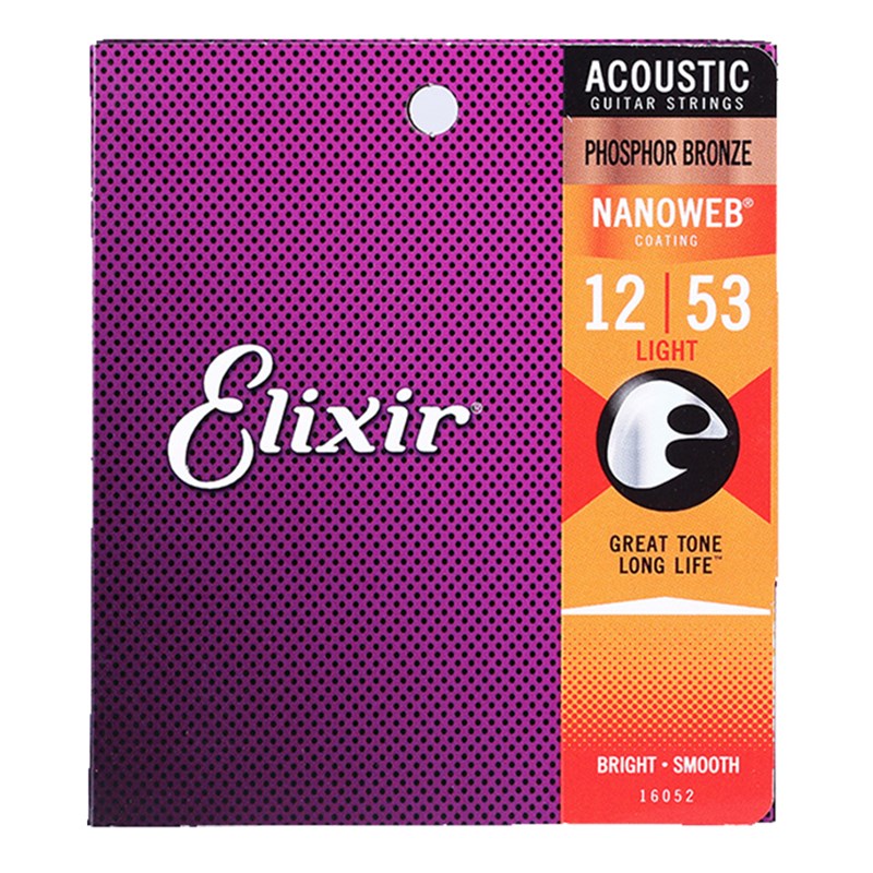 Elixir/伊利克斯琴弦民谣吉他弦覆膜弦一套6根防锈木吉他弦吉他社