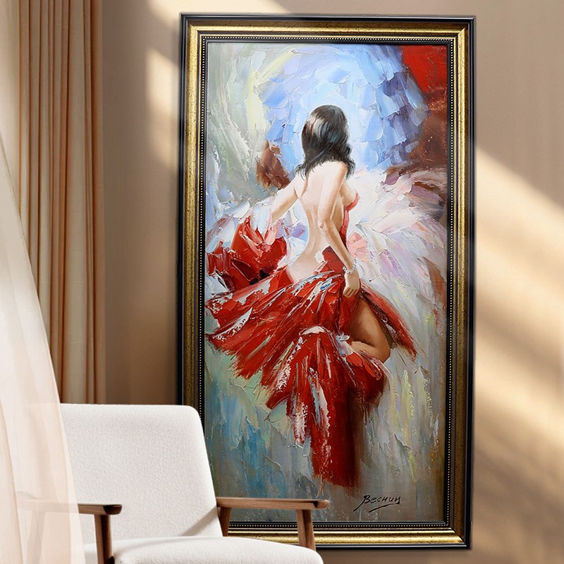 油画框外框油画画框空框装裱挂墙裱框任意尺寸欧式复古相框定制