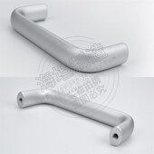 椭圆铝合金拉手加厚加强工业把手自动化设备氧化型提手