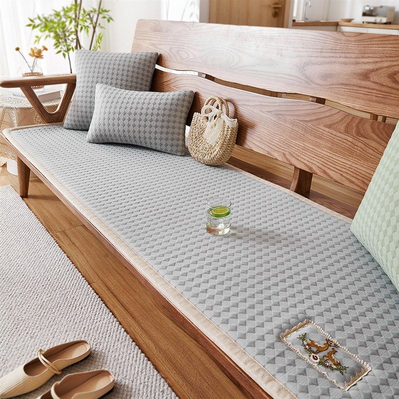 新款沙发垫夏季冰豆豆坐垫实木沙发风加厚凉座垫定制,居家布艺,沙发垫,淘宝优惠券,粉丝福利购,淘宝优惠卷