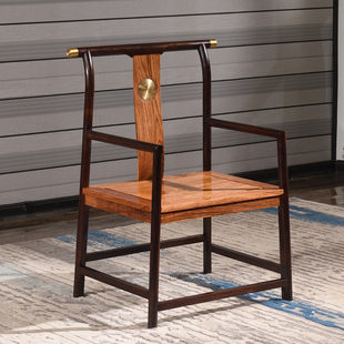 刺猬紫檀圈椅红木人椅梨木实木椅子家具官帽椅太师椅仿古