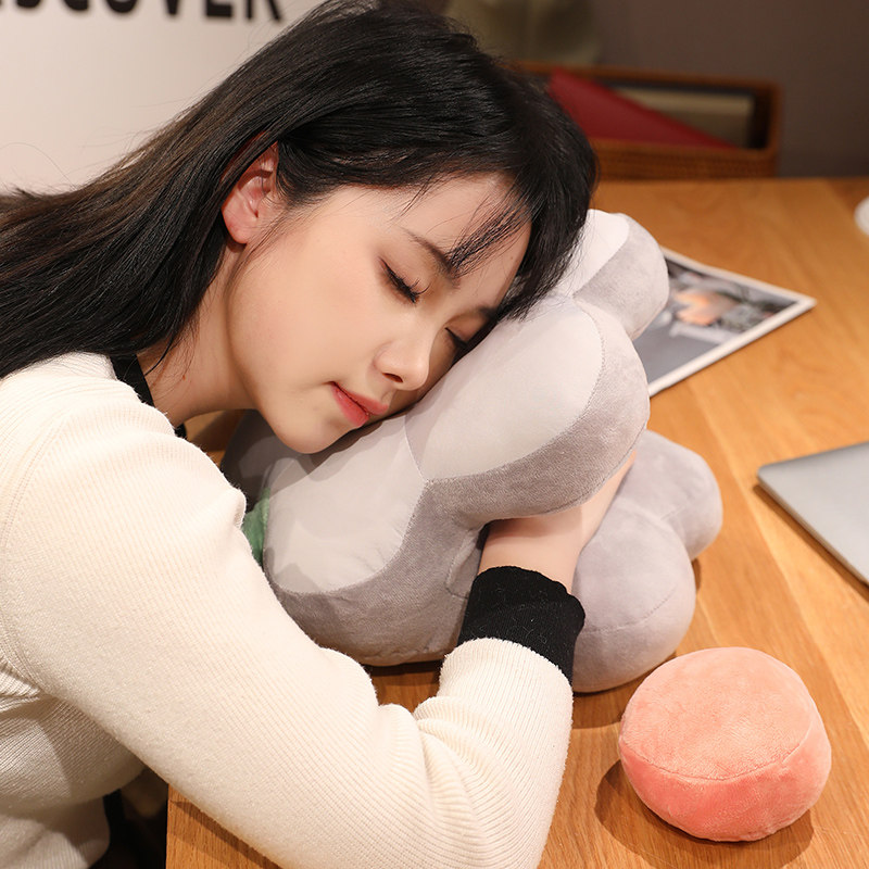 朵冰丝午睡枕头毯子二合一趴睡枕小学生办公室趴桌上午休睡觉女,居家布艺,午睡枕,淘宝优惠券,粉丝福利购,淘宝优惠卷