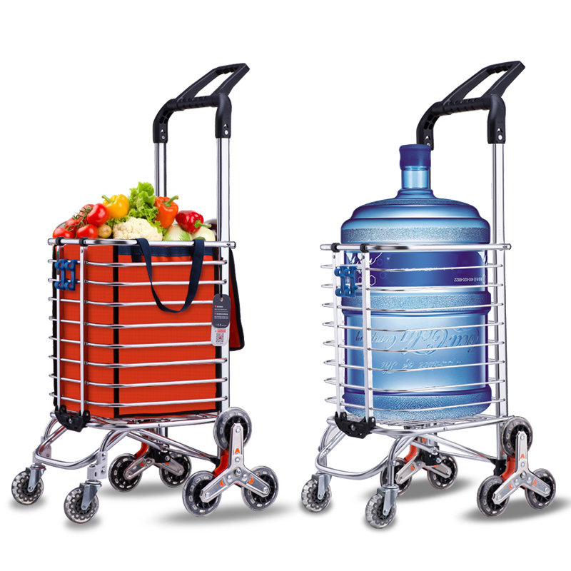 家用能上楼梯的手拉车拉货爬楼小车拉杆小推车小爬轮搬运,收纳整理,便携购物车,淘宝优惠券,粉丝福利购,淘宝优惠卷