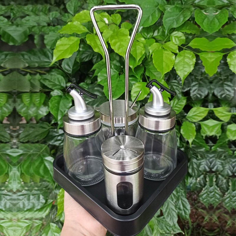 玻璃调味瓶罐商用创意调料盒酱油瓶醋瓶子辣椒油罐酱料瓶装图片