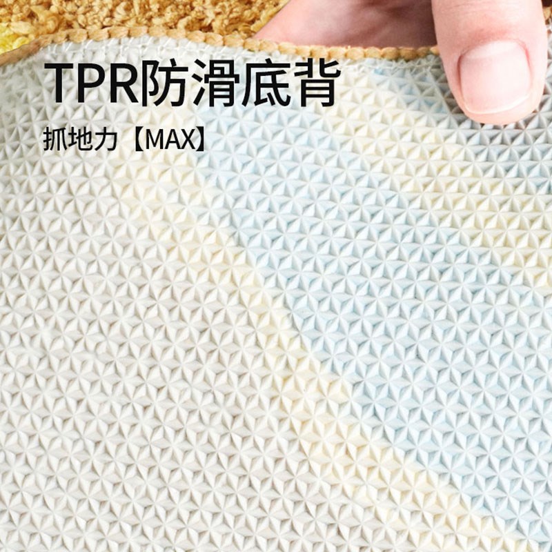 波点小狗多巴胺趴趴狗地毯植绒地毯客厅毛毯可爱卧室床边毯吸水垫