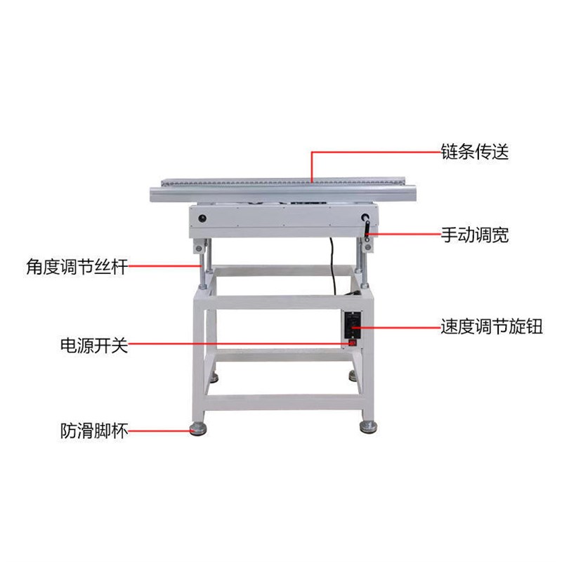 晟典电子波峰焊进板机链条速度可调传送机全自动插件输送入板机