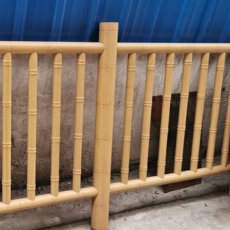 不锈钢仿竹护栏铝合金竹竿仿真竹子隔断篱笆铝圆管竹节仿竹护栏