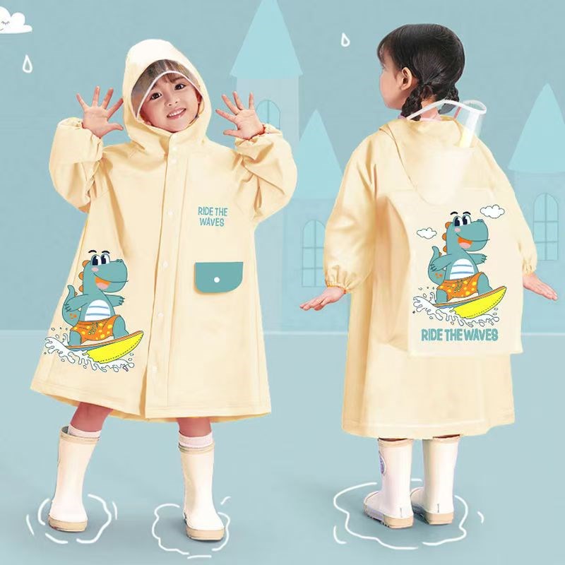 儿童雨衣女童男童女孩防雨服幼儿园学生上学小孩朋友小童宝宝雨披