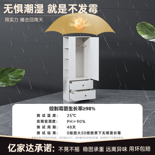 卧室家用出租房推拉门挂衣橱小户型省空间女生房间小