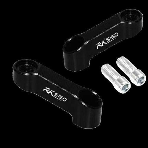 电动摩车后视镜加加长支架铝合金改装扩展倒车镜加宽横杆