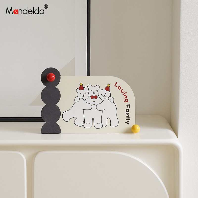 满得达入户玄关时钟装饰摆件客厅桌面电视柜钟表摆放式家居饰品