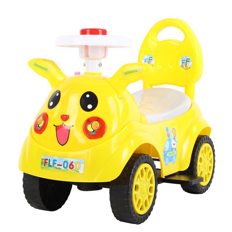 儿童车 新款岁带音乐摇摆车扭扭车宝宝学步四轮助步滑行车