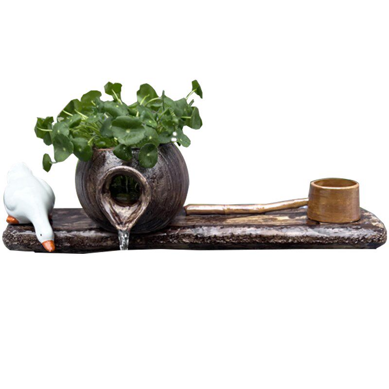 创意葫芦陶罐流水器鱼缸循环过陶瓷流水水缸石槽水景搭配造,家居饰品,流水摆件,淘宝优惠券,粉丝福利购,淘宝优惠卷