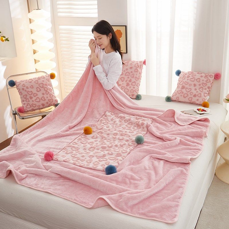 韩式两用抱枕被二合一汽车靠垫沙发出游便携折叠加厚法莱绒毛毯,居家布艺,抱枕被,淘宝优惠券,粉丝福利购,淘宝优惠卷