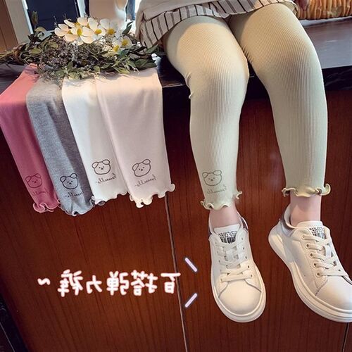 女童薄内搭裤2023夏季新款百搭弹力裤女宝宝外穿紧身裤洋派九分裤