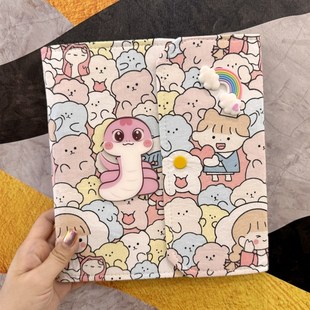 可爱蛇宝宝孕妇产检报告单收纳册a4a5可折叠孕检资料本孕期档案册