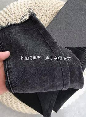 孕妇小脚牛仔裤春夏弹力外穿春秋装显瘦黑色铅笔裤紧身打底裤潮妈