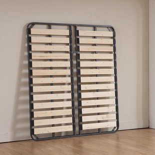 排骨架床板实木可折叠钢架加密静音透气榻榻米专用气撑床架子定制