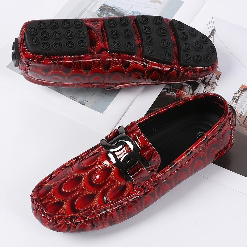 豆豆鞋男款2025新款春季百搭休闲一脚蹬大码皮鞋男士开车懒人鞋子