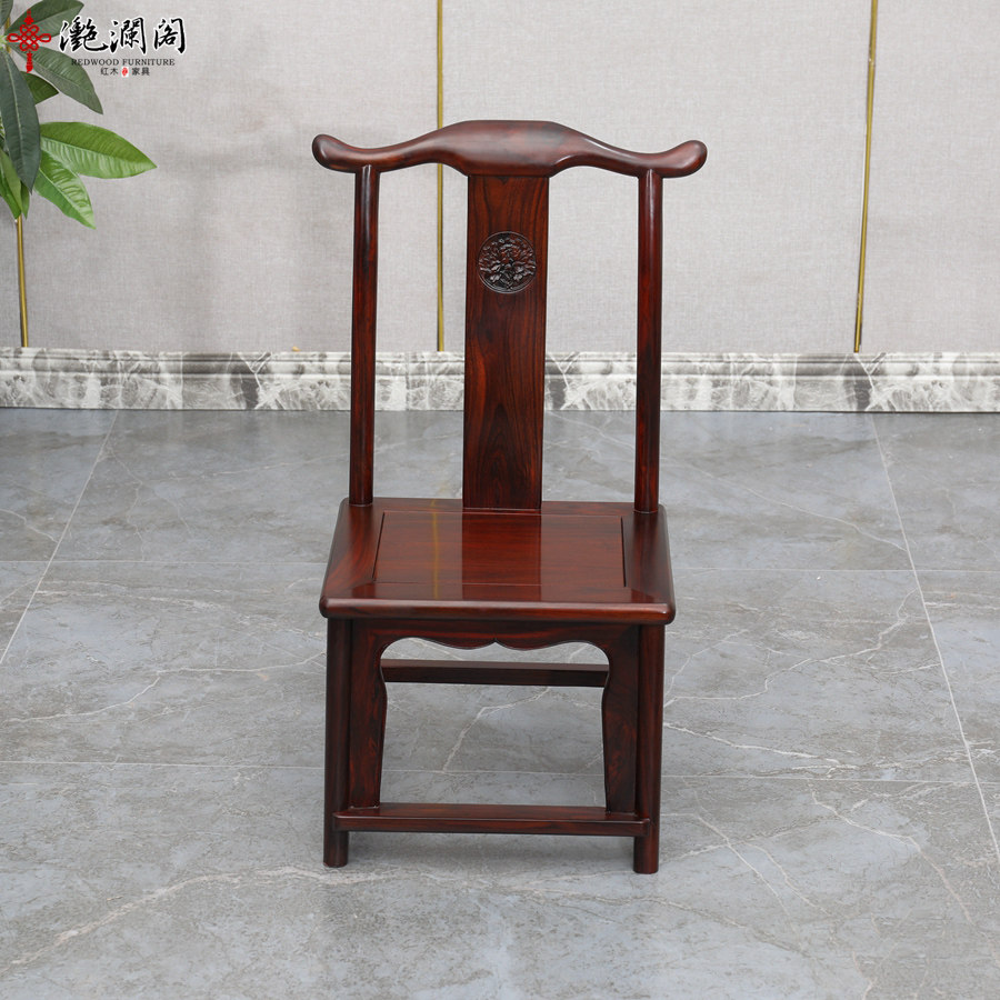 红木椅 阔叶黄檀明式小椅子 印尼黑酸枝小餐椅 全实木儿童椅凳,住宅家具,红木椅凳,淘宝优惠券,粉丝福利购,淘宝优惠卷
