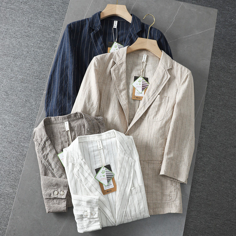 舒适 凉爽 抗菌!55亚麻+45棉!轻奢定制棉麻休闲西服外套男西装,男装,休闲西服,淘宝优惠券,粉丝福利购,淘宝优惠卷