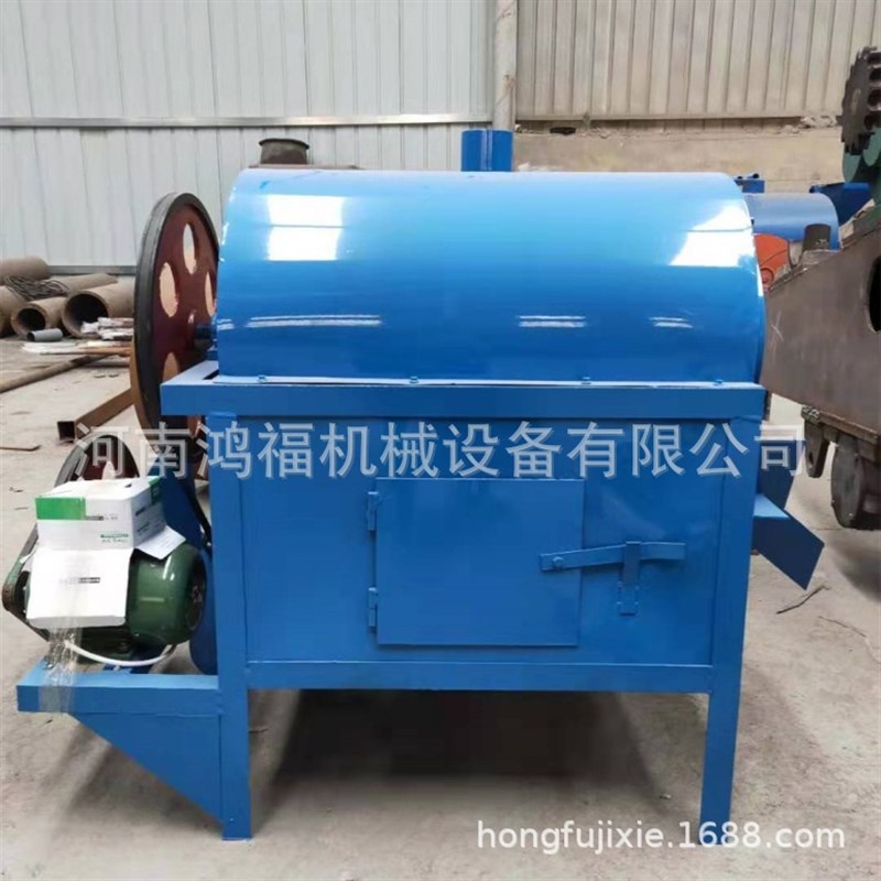 电加热滚筒炒锅封闭式大中小型全自动温控蒸汽炒料机炒货机