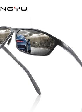 偏光太阳墨镜眼镜镜男士框运w动开车新款户外驾驶全铝镁近视骑行