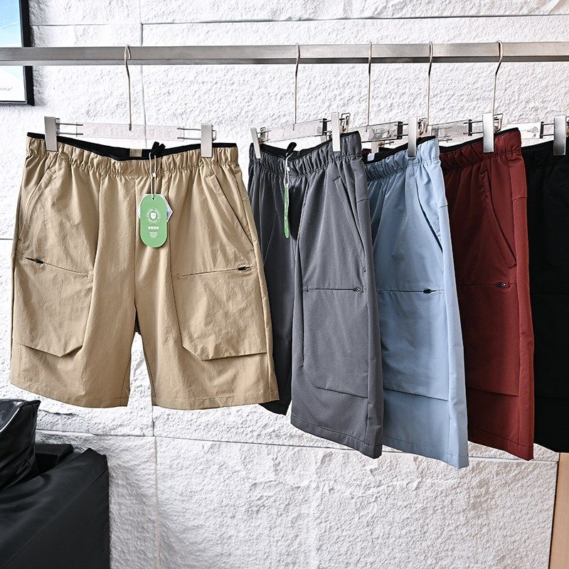 山系/户外机能!棉感速干!男女情侣吸汗透气工装直筒五分裤短裤,男装,短裤,淘宝优惠券,粉丝福利购,淘宝优惠卷