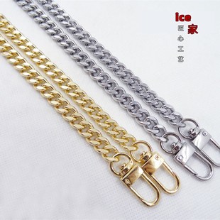 女包包链条 纯铜包链包带包链条链子 高档9MM银色 金色全铜包链