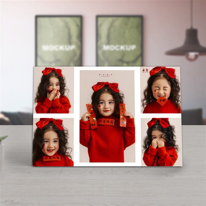 婚纱照相框摆台照片定制高级感结婚照全家福宝宝照创意多宫格桌摆