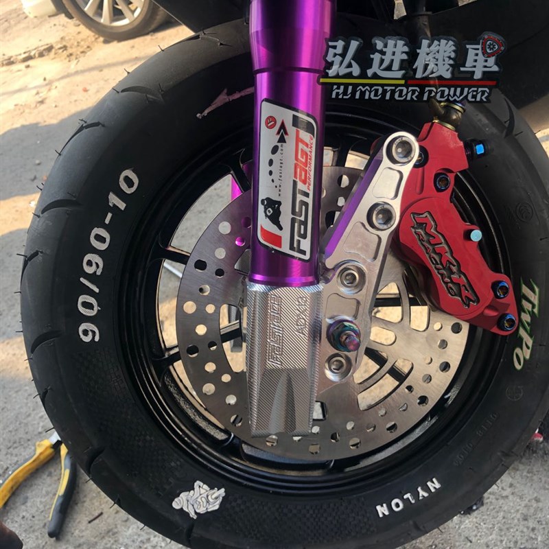 TWPO半热熔轮胎-10/9090-10踏板车福喜鬼火电动车10寸劲战寸