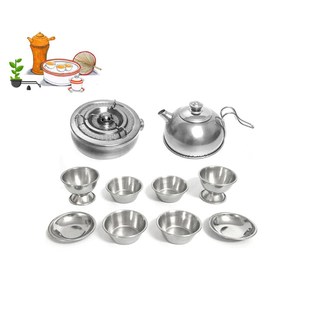 儿童冲茶迷你仿真精巧过家家茶池茶杯冲泡茶壶纯玩装