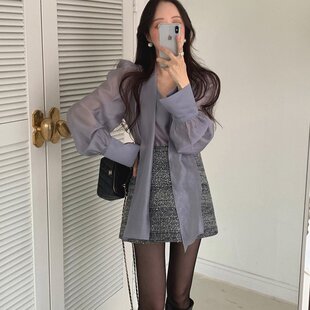 尺寸已更新 早春气质V领飘带百搭上衣 韩国chic