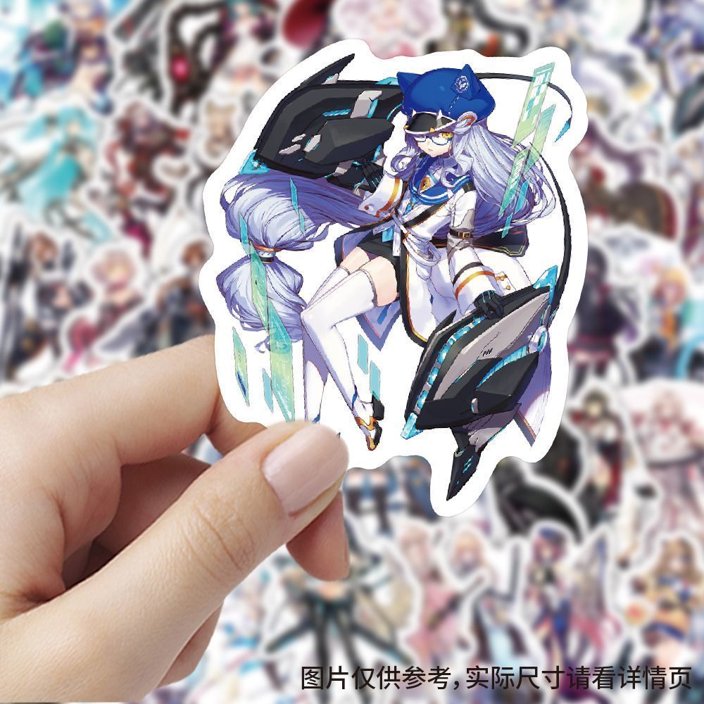重装战姬角色立绘贴纸卡通二次元游戏周边手机手账装饰贴画