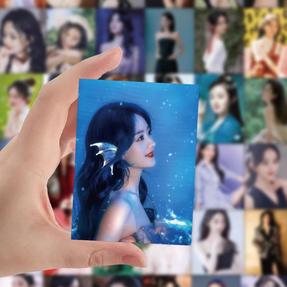 60张赵丽颖贴纸合集高颜值照片水杯行李箱手机壳diy装饰防水贴画