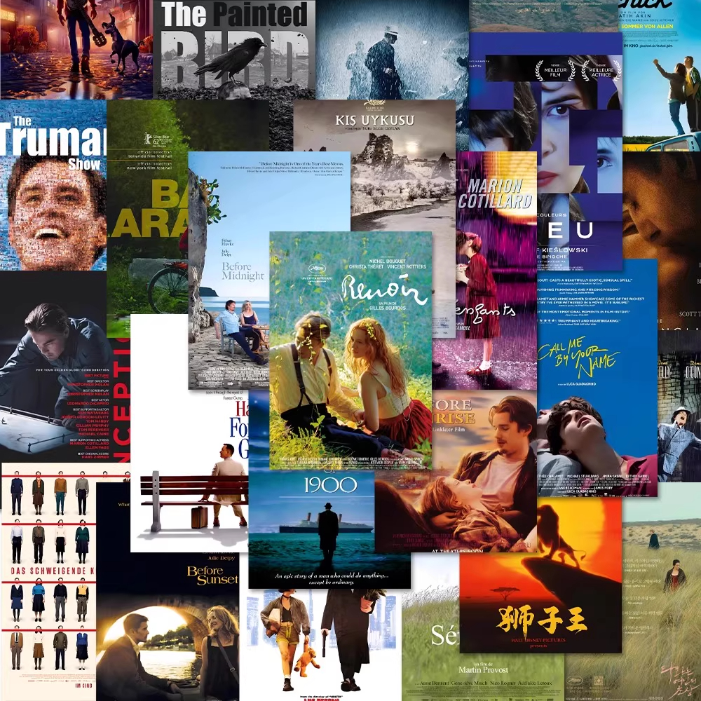 162张经典电影海报贴纸